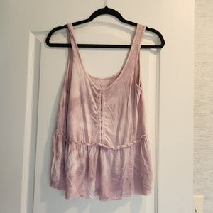 American Eagle Outfitters Soft & Sexy Light Pink Tank Top Size S Euc
